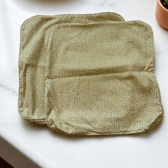 La Z Boy Mustard Yellow Throw Decor Pillow Covers Set of 2 - Picture 2 of 8